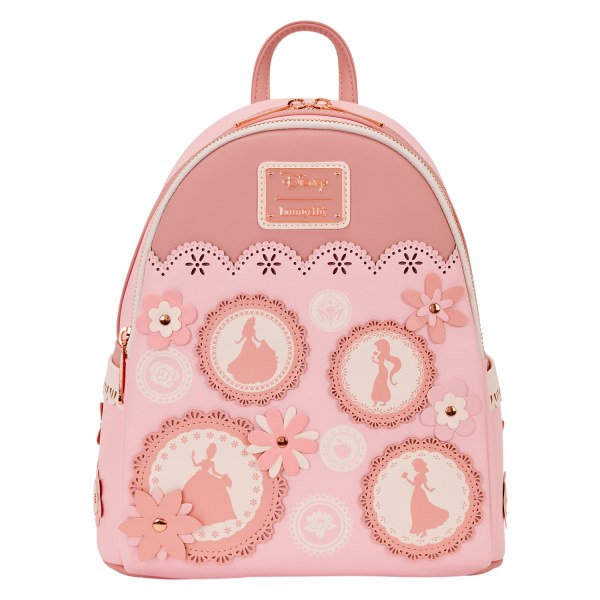 Prinzessinnen-Mini-Rucksack mit Blumenmuster und Spitze - Disney Loungefly