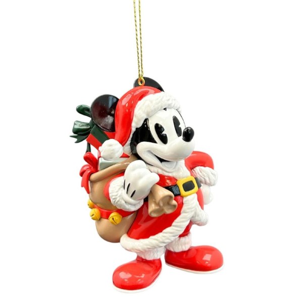 3D-Weihnachtsmann-Mickey-Mouse-Vintage-Stil - Disney