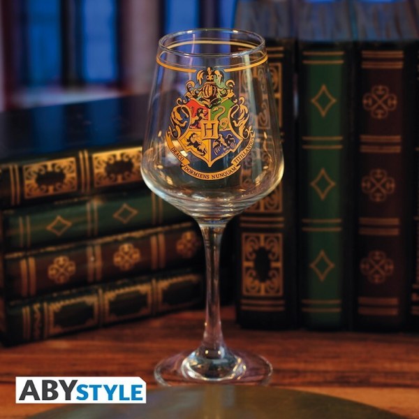 Hogwarts-Emblem-Stielglas – Harry Potter