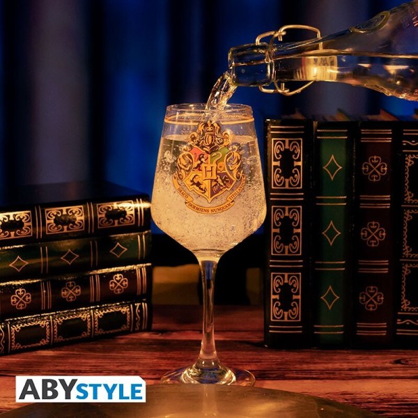 Hogwarts-Emblem-Stielglas – Harry Potter