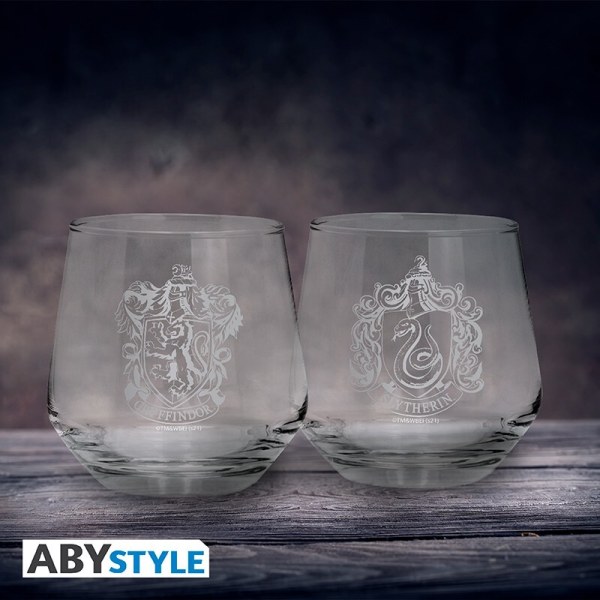 Set mit 2 Gryffindor und Slytherin -Brillen – Harry Potter