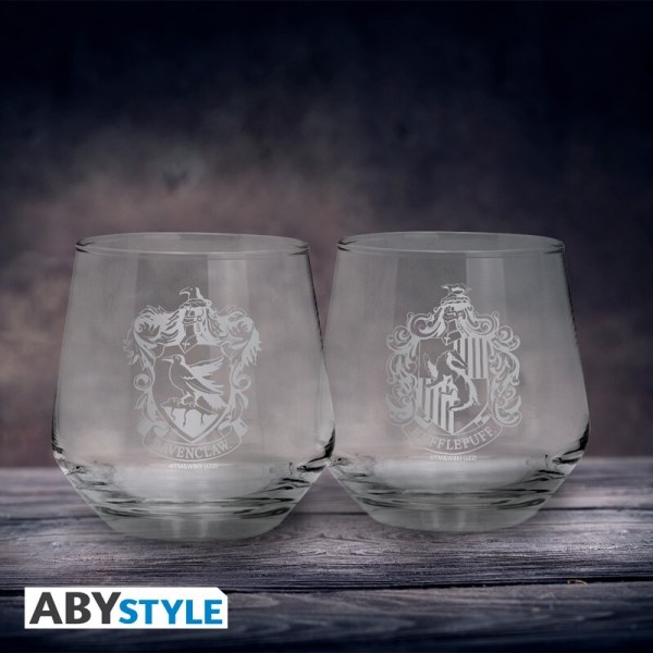 Set mit 2 Ravenclaw und Hufflepuff Brillen – Harry Potter
