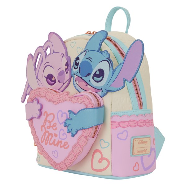 STITCH & ENGEL BE MINE MINI-RUCKSACK - DISNEY LOUNGEFLY