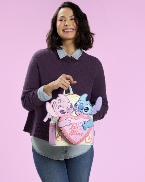 STITCH & ENGEL BE MINE MINI-RUCKSACK - DISNEY LOUNGEFLY