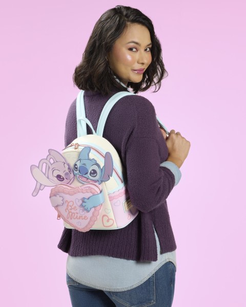 STITCH & ENGEL BE MINE MINI-RUCKSACK - DISNEY LOUNGEFLY