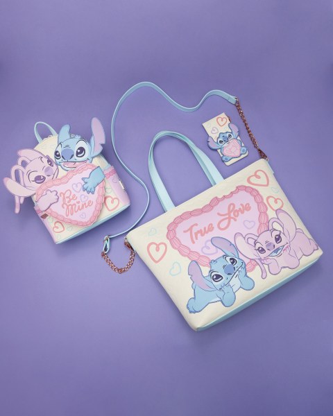 STITCH & ENGEL BE MINE MINI-RUCKSACK - DISNEY LOUNGEFLY