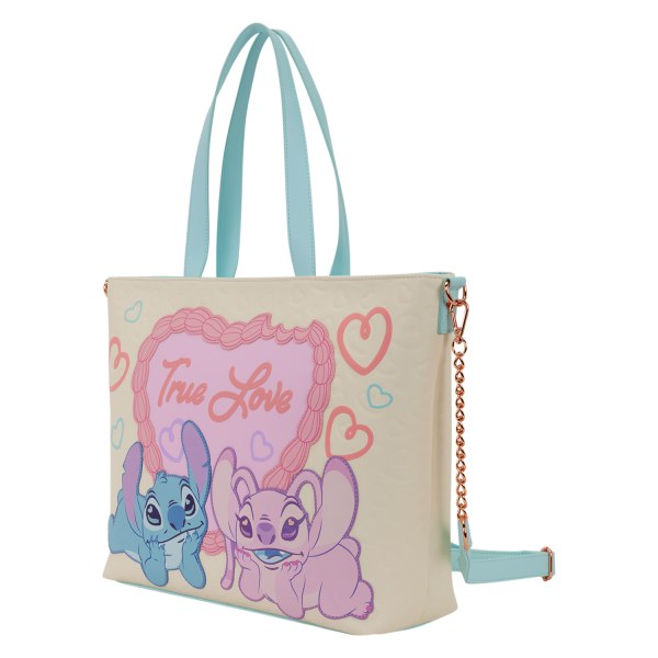 STITCH & ENGEL TRUE LOVE TRAGETASCHE - DISNEY LOUNGEFLY