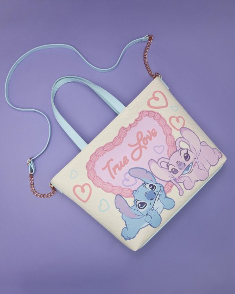 STITCH & ENGEL TRUE LOVE TRAGETASCHE - DISNEY LOUNGEFLY