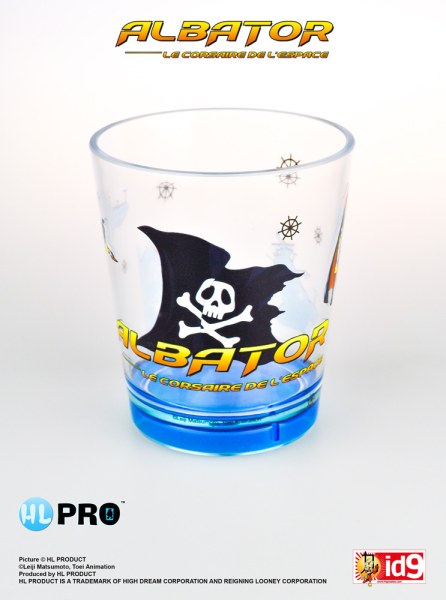 Flagge aus Kunststoffglas – Captain Harlock