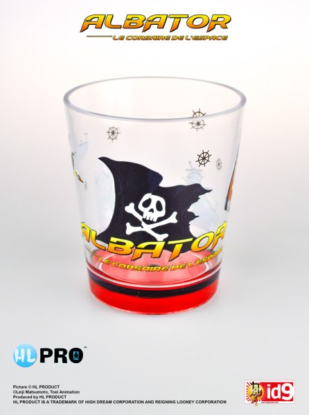 Flagge aus Kunststoffglas – Captain Harlock
