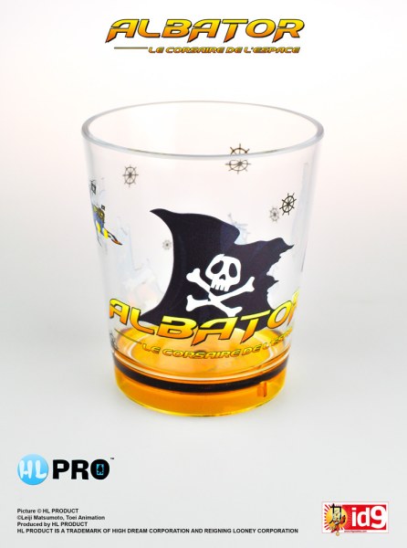 Flagge aus Kunststoffglas – Captain Harlock