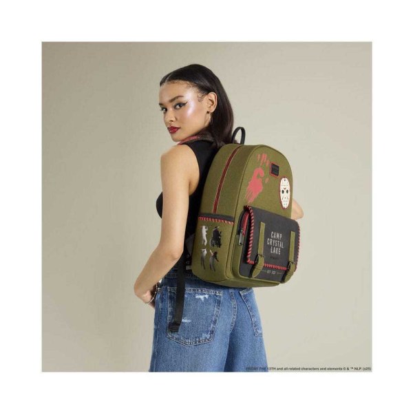 Rucksack in voller Größe, Freitag der 13. - Loungefly