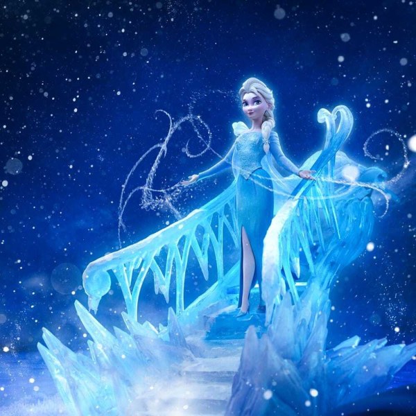 Die Die Eiskönigin – Elsa-Figur im Maßstab 1:10, 23 cm