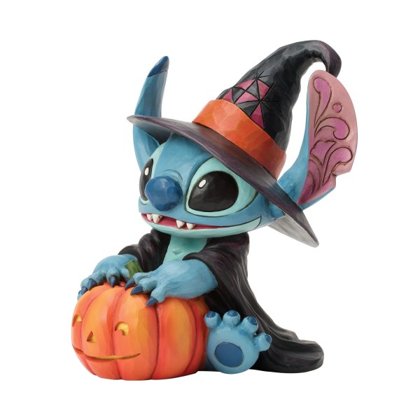 STITCH als Hexe mit Jack-O-Lantern - DISNEY TRADITIONS
