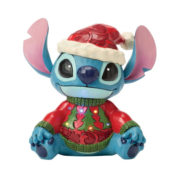 STITCH WITH WEIHNACHTEN SWULLER (LED) - DISNEY TRADITIONS