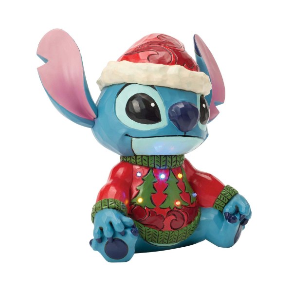 STITCH WITH WEIHNACHTEN SWULLER (LED) - DISNEY TRADITIONS