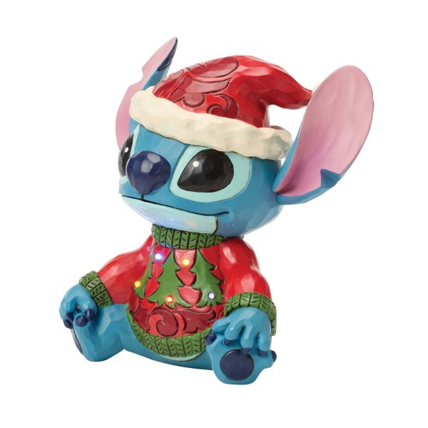 STITCH WITH WEIHNACHTEN SWULLER (LED) - DISNEY TRADITIONS