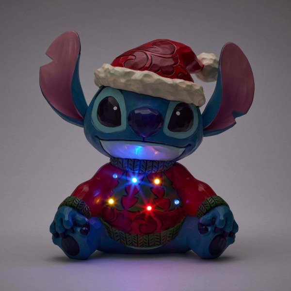 STITCH WITH WEIHNACHTEN SWULLER (LED) - DISNEY TRADITIONS