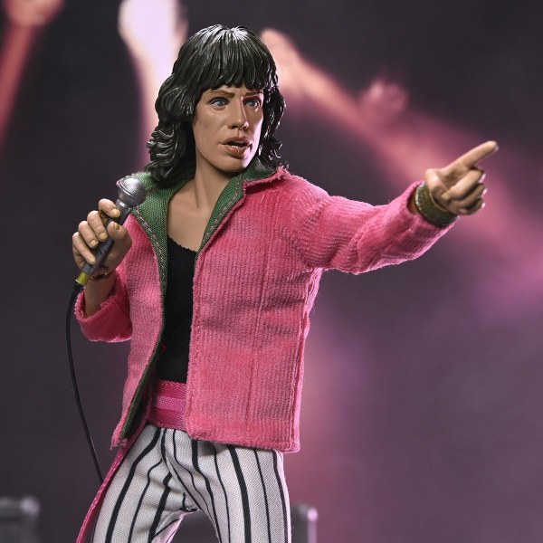THE ROLLING STONES - 20 cm große Actionfigur in Kleidung – MICK JAGGER (1975) Figur