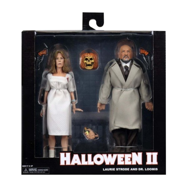 HALLOWEEN 2 (1981) 20 cm große Actionfiguren in Kleidung, Doppelpack – Dr. Loomis und Laurie Strode