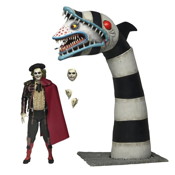 BEETLEJUICE BEETLEJUICE – 18 cm große Actionfigur – Ultimatives „MATADOR“-BEETLEJUICE- UND SANDWORM-2er-Pack
