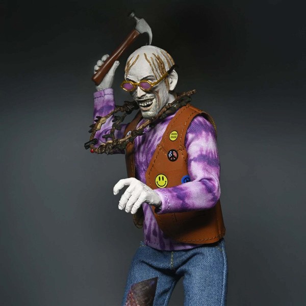 TEXAS CHAINSAW MASSACRE 2 - 8” BEKLEIDTE FIGUR - CHOP TOP