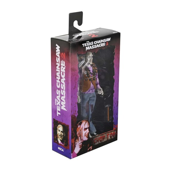 TEXAS CHAINSAW MASSACRE 2 - 8” BEKLEIDTE FIGUR - CHOP TOP