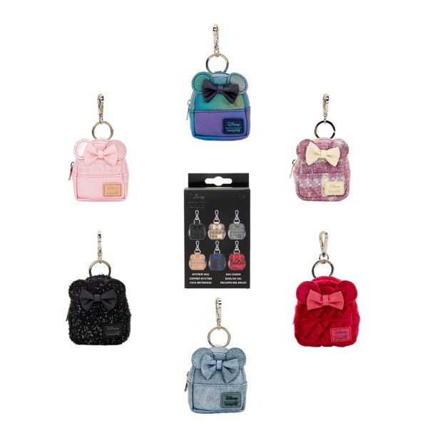 Minnie Maus Glitzer-Überraschungs-Mini-Rucksack-Schlüsselanhänger - Disney Loungefly