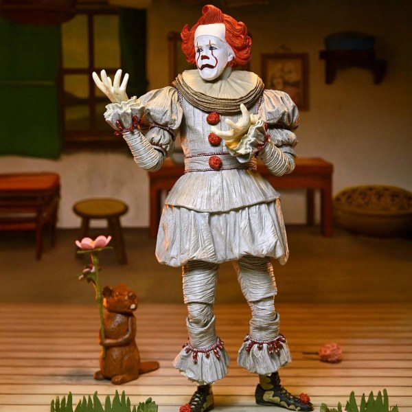 WILLKOMMEN IN DERRY – 18 CM GROSSE ACTIONFIGUR – ULTIMATIVER BOB GRAY ALS PENNYWISE