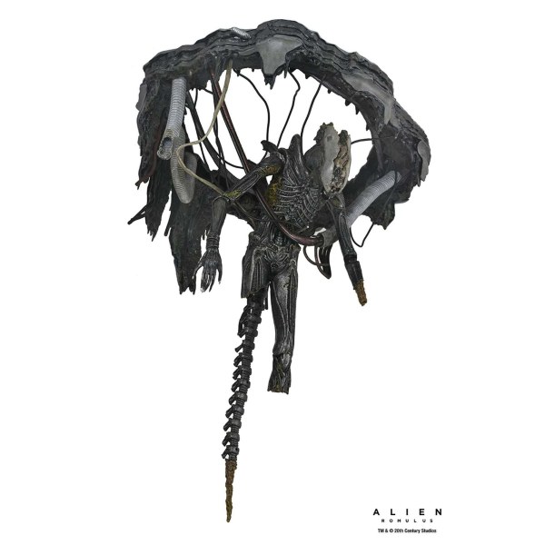 ALIEN: ROMULUS – 18 cm große Actionfigur – DELUXE Exemplar des hängenden Labor-Xenomorphs XX121