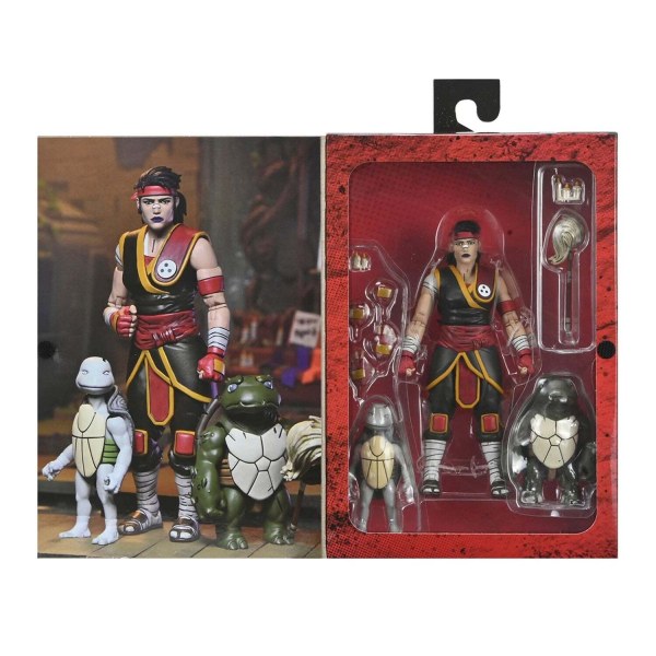 TEENAGE MUTANT NINJA TURTLES (THE LAST RONIN – DIE VERLORENEN JAHRE) – 18 CM GROSSE ACTIONFIGUR – CASEY MARIE MIT BABY ODYN & UNO