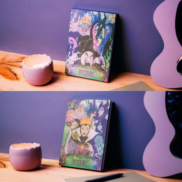 LENTIKULÄR Notizbuch A5 – Disney-Bösewichte