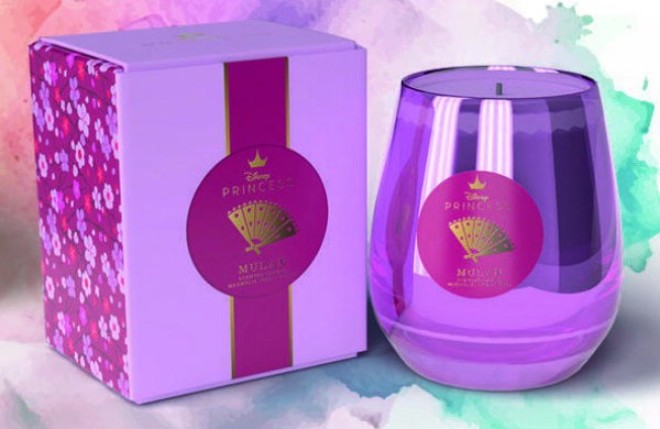 Disney Mulan Glaskerze Magnolien & Lotus