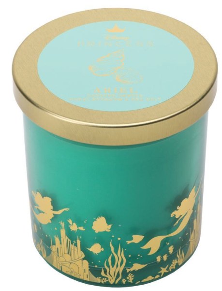 Disney Ariel Glaskerze mit Deckel, Korallenblume & Meersalz