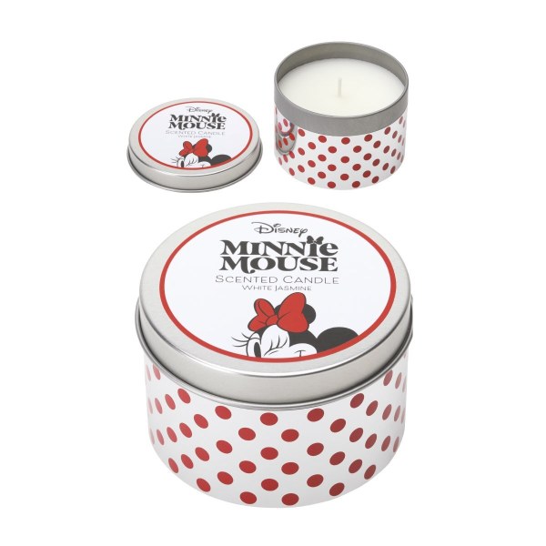 Minnie-Metallkerze, weißer Jasmin – Disney Mickey & Freunde