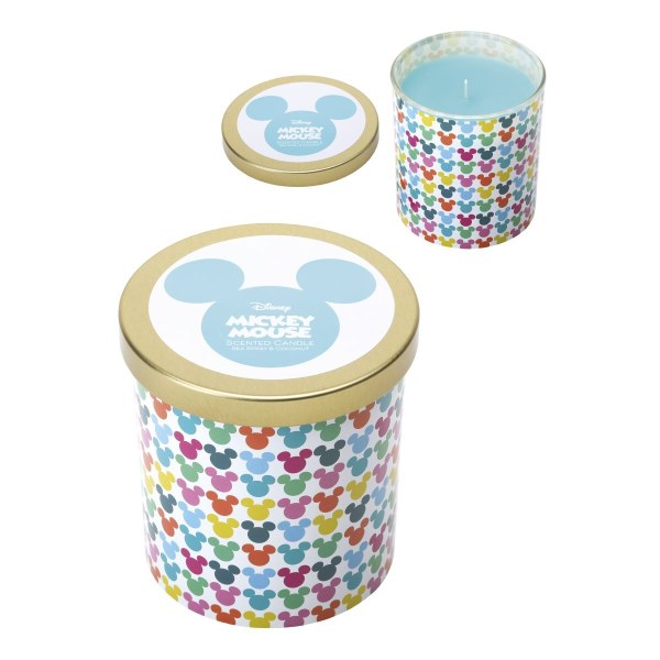 Disney-Glaskerze mit Deckel, Minnie Maus, Meeresbrise & Kokosnuss
