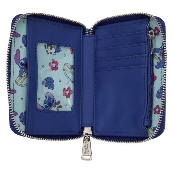 STITCH MIT VOGEL, MINIMALE GELDBÖRSE - DISNEY LOUNGEFLY LILO & STITCH