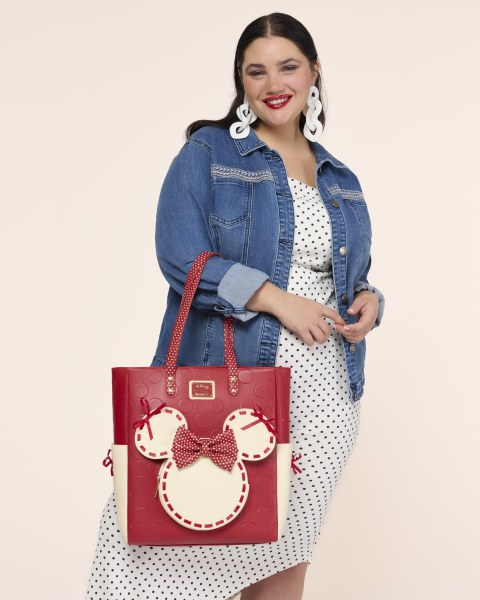 MINNIE ROCK THE DOTS TRAGETASCHE - DISNEY LOUNGEFLY