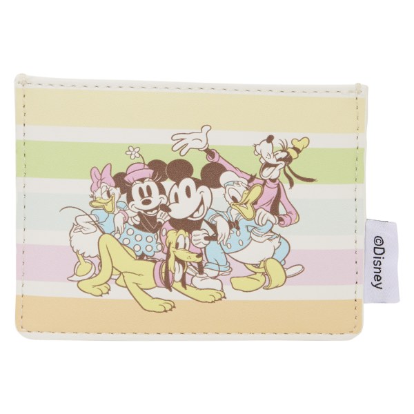 MICKEY UND SEINE FREUNDE REGENBOGENSTREIFEN KARTENHALTER - DISNEY LOUNGEFLY