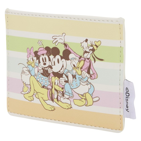 MICKEY UND SEINE FREUNDE REGENBOGENSTREIFEN KARTENHALTER - DISNEY LOUNGEFLY