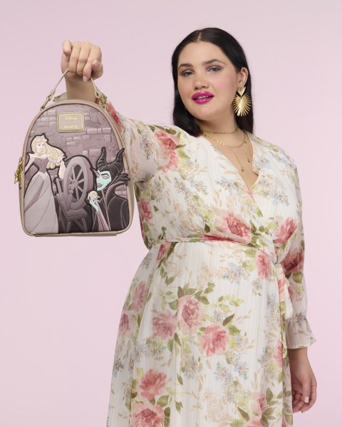 AURORA MALEFICIENT DREHENDES RAD MINI-RUCKSACK - DISNEY LOUNGEFLY DORNRÖSCHEN