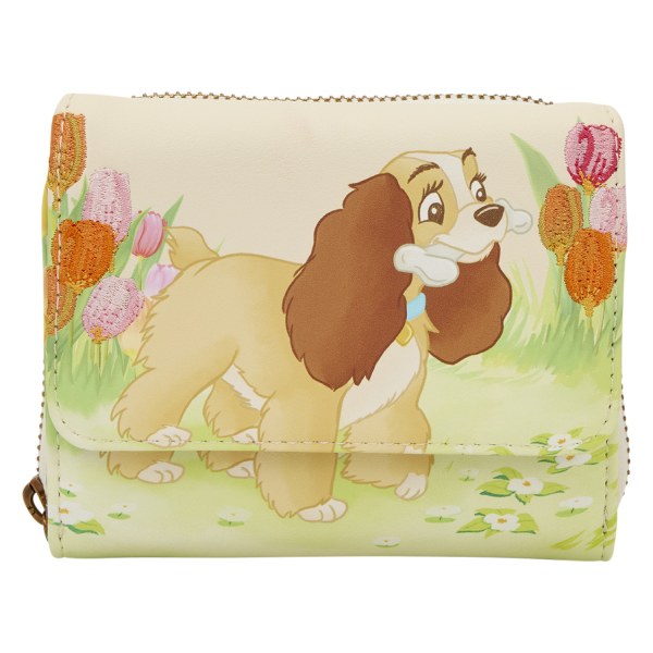LADY Pastel Tulip Dreifach-Geldbörse - DISNEY LOUNGEFLY SUSI UND STROLCH