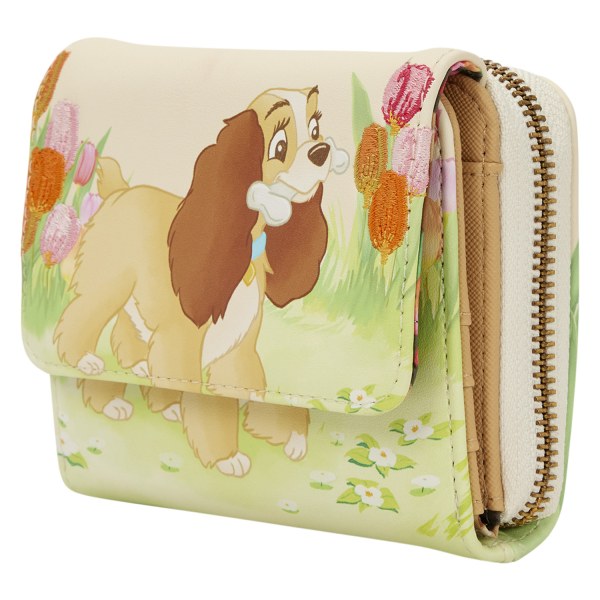 LADY Pastel Tulip Dreifach-Geldbörse - DISNEY LOUNGEFLY SUSI UND STROLCH