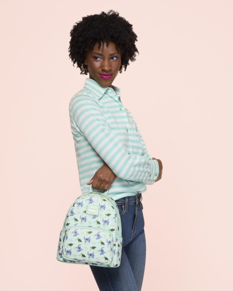 STITCH AND DUCK MINI-RUCKSACK - DISNEY LOUNGEFLY LILO & STITCH