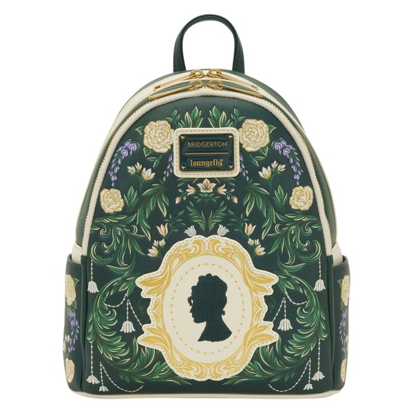 Bridgerton Silhouette Mini-Rucksack mit Blumenmuster – Loungefly Netflix Bridgerton