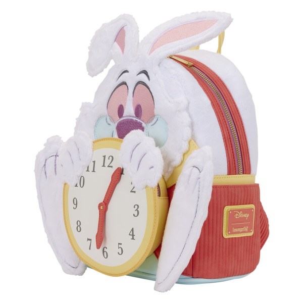 Mini-Rucksack mit weißem Kaninchen – LOUNGEFLY Disney ALICE IM WUNDERLAND