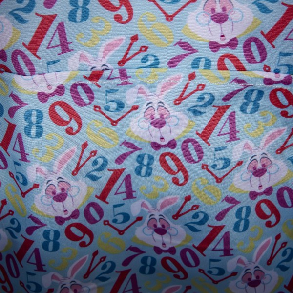 Mini-Rucksack mit weißem Kaninchen – LOUNGEFLY Disney ALICE IM WUNDERLAND