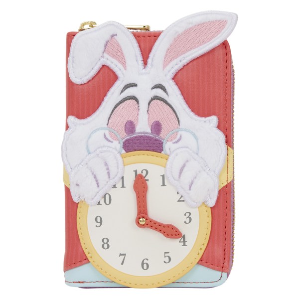 WEISSES KANINCHEN-GELDBÖRSE - DISNEY LOUNGEFLY ALICE IM WUNDERLAND