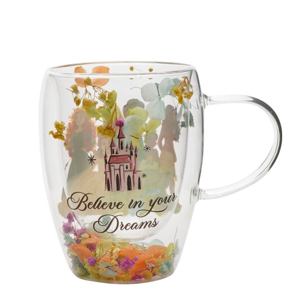 Disney-Prinzessinnen- tasse mit Blumendekor
