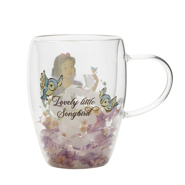 Schneewittchen floral verzierter tasse - Disney Pastel Princess
